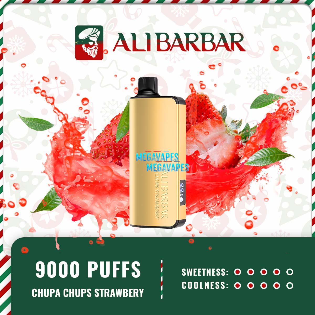 Alibarbar-Ingot-9000-PUFFS-CHUPA-CHUPS-STRAWBERRY25.jpg - Mega Vapes Australia