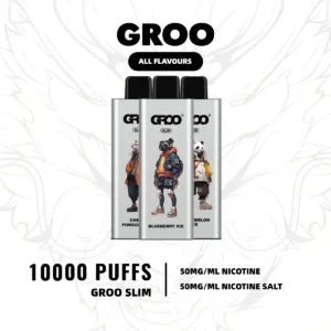 Order GROO SLIM 10000 puffs - ALL FLAVOURS IN ONE - Mega Vapes Australia