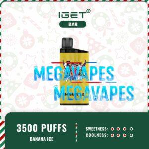IGET BAR BANANA ICE – 3500 PUFFS