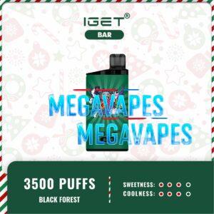IGET Bar Black Forest – 3500 Puffs | Berry Bliss Disposable Vape | Mega Vapes Australia