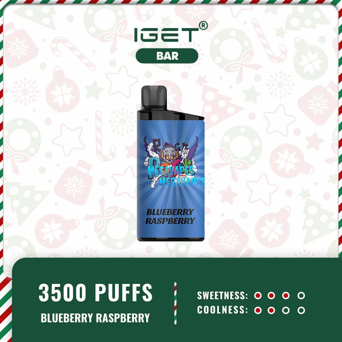 IGET-Bar-3500-Puffs-Blueberry-Raspberry43.jpg - Mega Vapes Australia Order IGET BAR BLUEBERRY RASPBERRY ICE now Aussie - Mega Vapes Australia