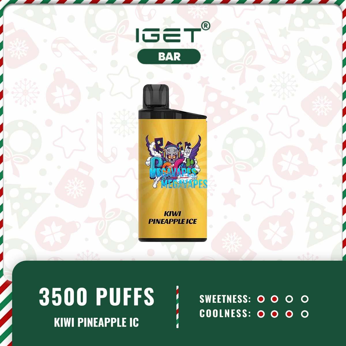 IGET-Bar-3500-Puffs-Kiwi-Pineapple-ice25.jpg - Mega Vapes Australia