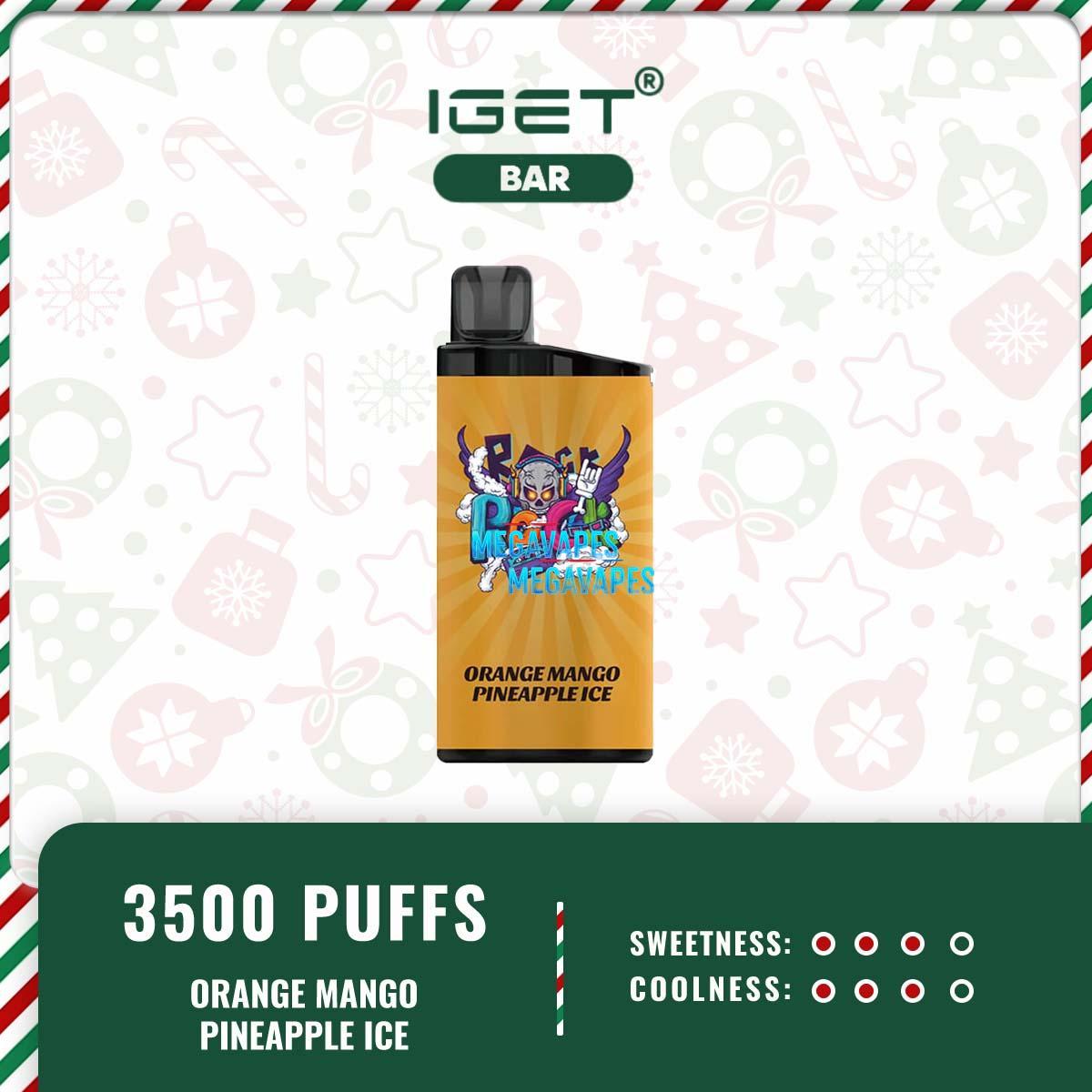 IGET-Bar-3500-Puffs-Orange-Mango-Pineapple-Ice52.jpg - Mega Vapes Australia IGET BAR - ORANGE MANGO PINEAPPLE ICE | 3500 Puffs | Mega Vapes Australia