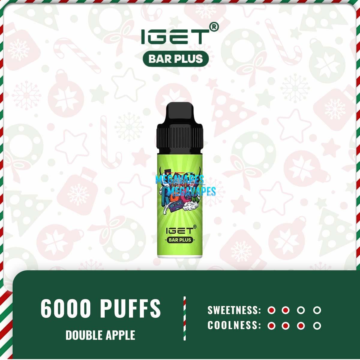 IGET-Bar-Plus-6000-Puffs-Double-Apple58.jpg - Mega Vapes Australia