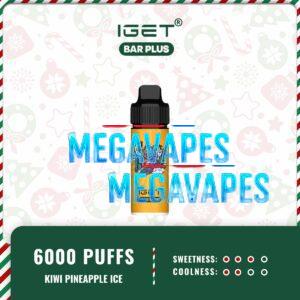 IGET BAR PLUS - KIWI PINEAPPLE ICE