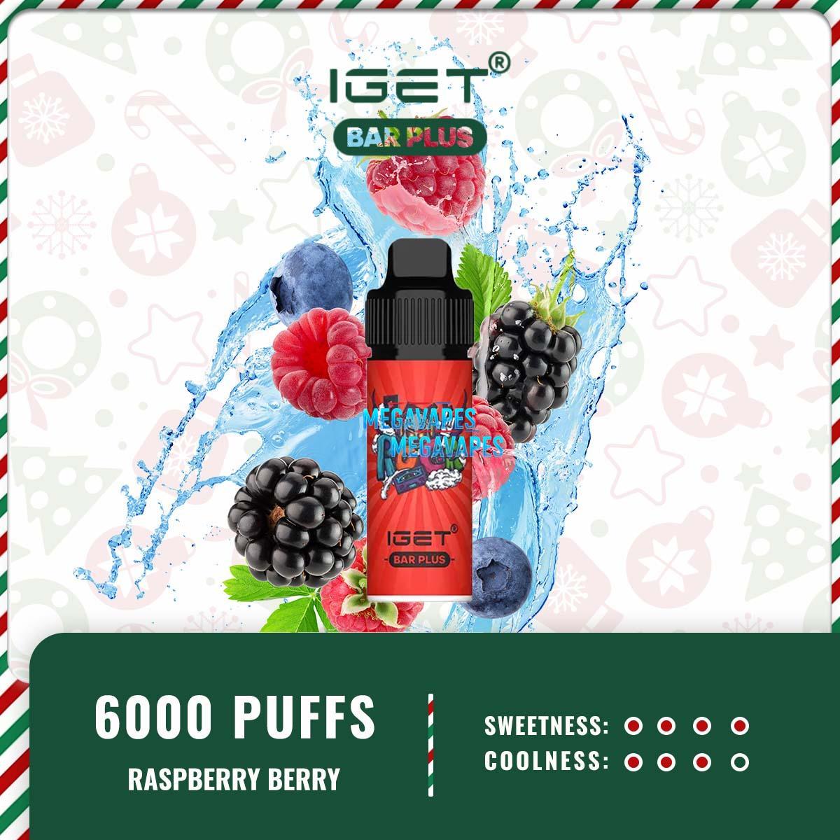 IGET-Bar-Plus-6000-Puffs-Raspberry-Berry55.jpg - Mega Vapes Australia