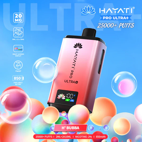 Order Hayati Pro Ultra Plus 25000, 25k Puffs Prefilled Pod Kit – From .85 - Mega Vapes Australia Hayati Pro Ultra Plus 25000, 25k Puffs Prefilled Pod Kit