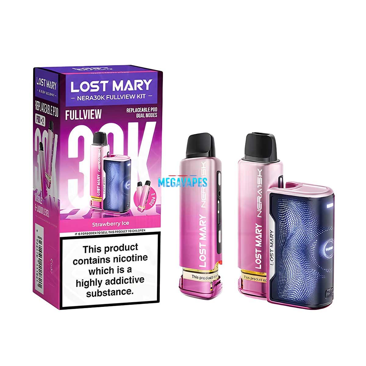 Strawberry-Ice-Lost-Mary-Nera-30K-Disposable-Vape-by-Elf-Bar_122a8741-ece0-49cb-a570-b5148bc8ea6d - Mega Vapes Australia Buy Strawberry Ice Lost Mary Nera 30K Disposable Vape by Elf Bar Now At Mega Vapes Australia