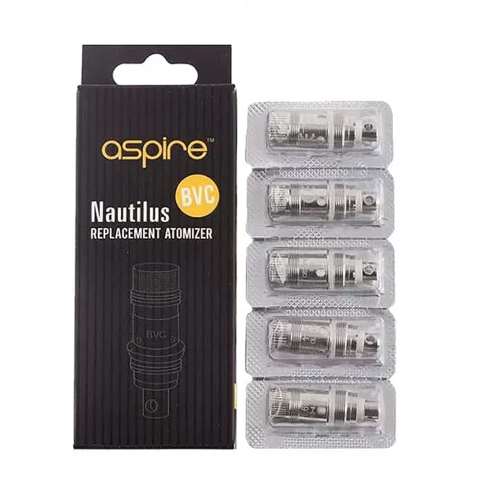 Aspire Nautilus BVC Coil - Mega Vapes Australia Aspire Nautilus BVC Coil – 0.7Ω / 1.6Ω / 1.8Ω | 5-Pack | Mega Vapes Australia
