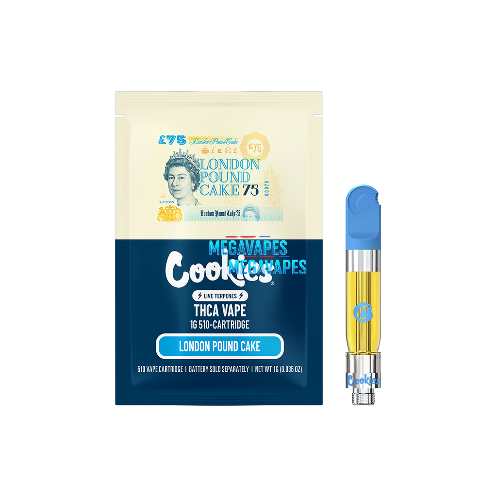 Cookies - THCA Cartridge London Pound Cake 1gr - Mega Vapes Australia Al Fakher Pro Max 12K Battery - Starting From $4.49