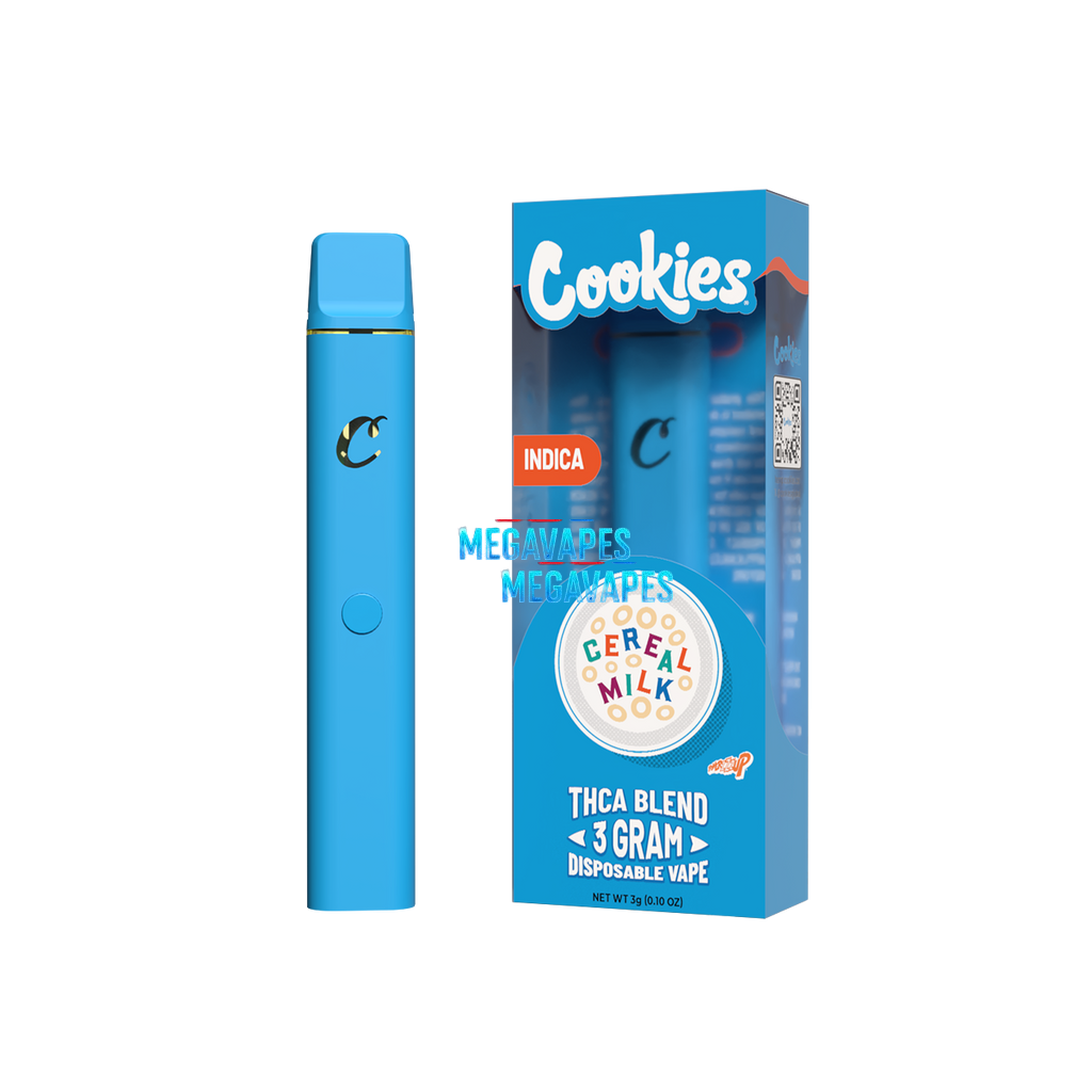 Cookies - THCA Disposable 3g - Cereal Milk - Mega Vapes Australia Al Fakher Pro Max 12K Battery - Starting From $4.49