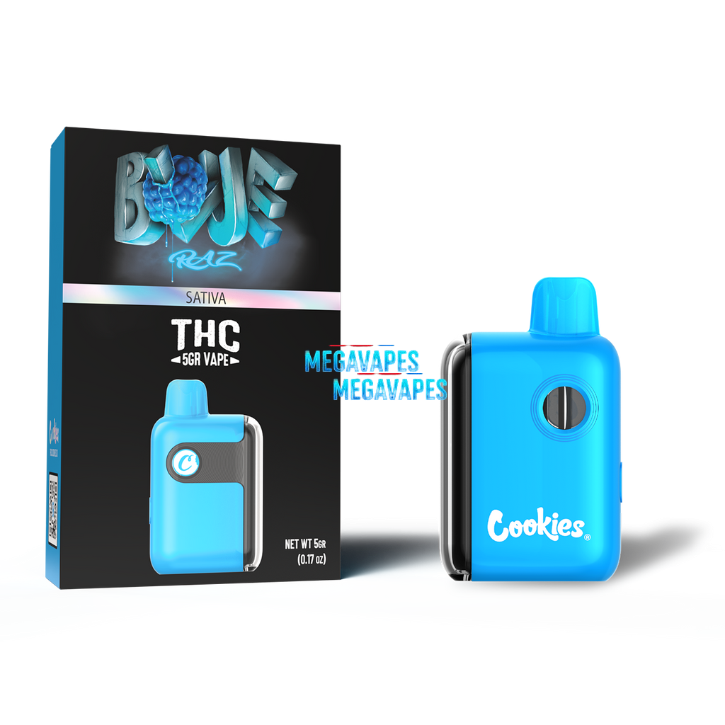 Cookies - THCA Disposable 5g - Blue Razz - Mega Vapes Australia Al Fakher Pro Max 12K Battery - Starting From $4.49