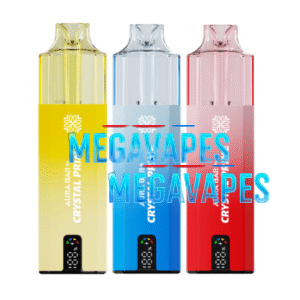 Crystal Prime Aura Bar 10,000 Pre-filled VAPE - Mega Vapes Australia Al Fakher Pro Max 12K Battery - Starting From $4.49