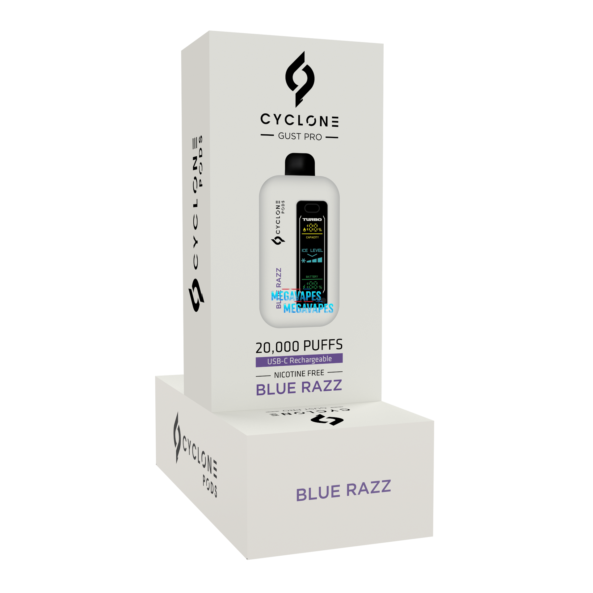Gust Pro BlueRazz - Mega Vapes Australia Al Fakher Pro Max 12K Battery - Starting From $4.49
