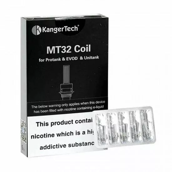 Kanger Single Replacement Coil MT32 SOCC Organic Cotton Coil 5pcs-1.8ohm - Mega Vapes Australia Al Fakher Pro Max 12K Battery - Starting From $4.49