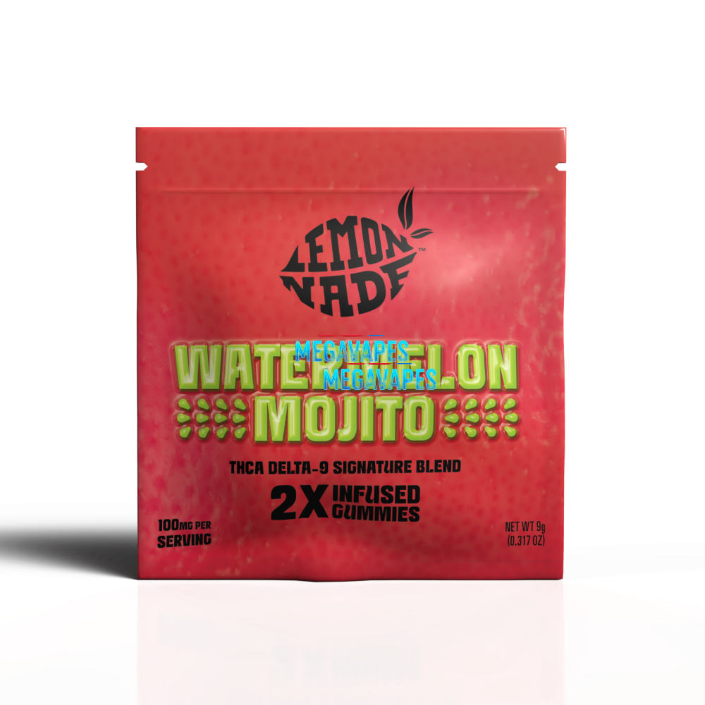 LemonNade - THCA Delta 9 Blend Gummies - Watermelon Mojito - Mega Vapes Australia Al Fakher Pro Max 12K Battery - Starting From $4.49