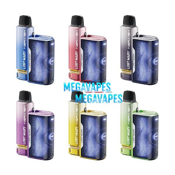 Lost Mary Nera 30K Prefilled Pod Kit - Mega Vapes Australia Al Fakher Pro Max 12K Battery - Starting From $4.49