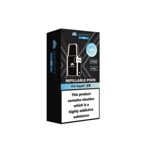 Hayati X4 0.8Ω Refillable Pods – Balanced Draw | 13-18W | 3-Pack | Mega Vapes Australia