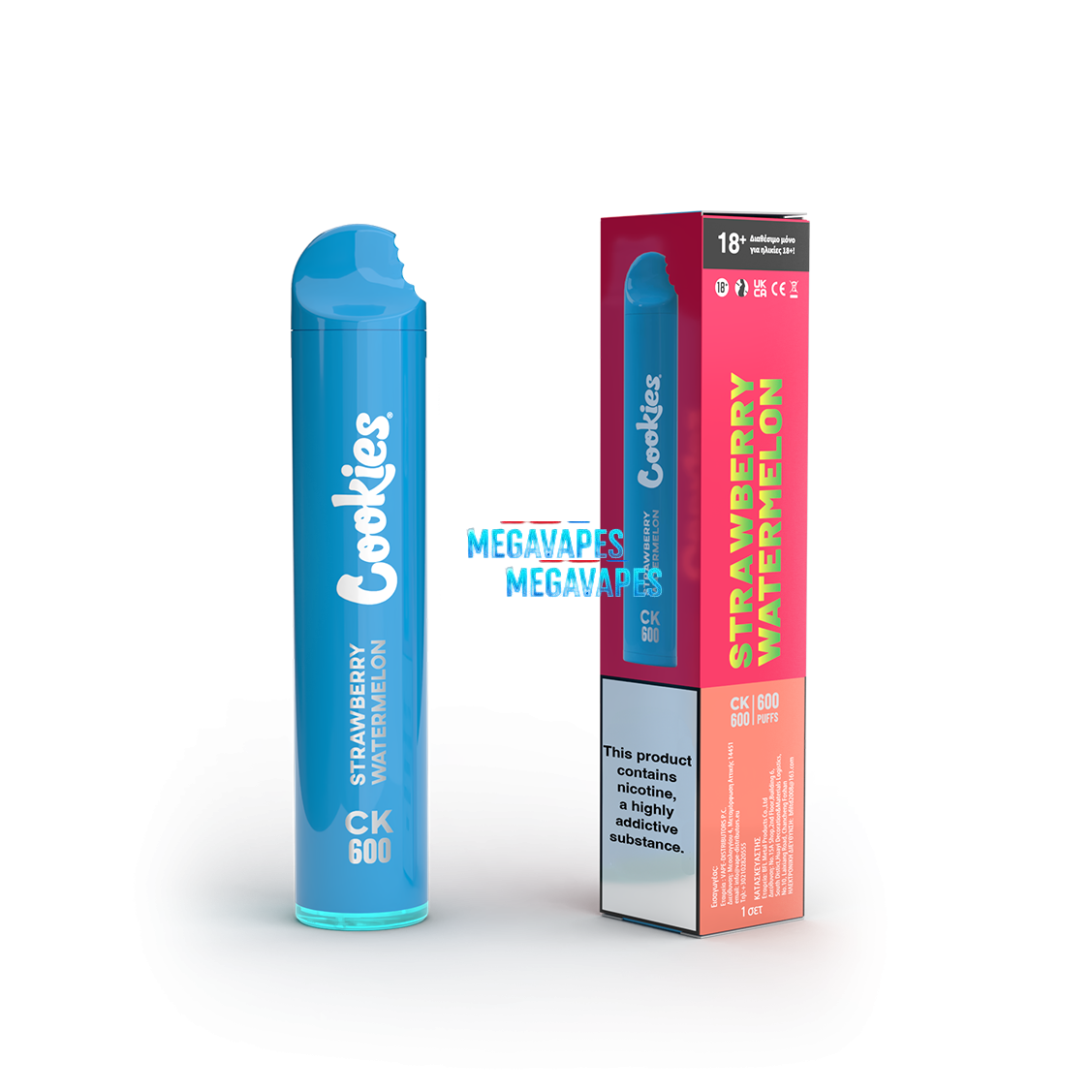 Puff Strawberry Watermelon - Mega Vapes Australia Al Fakher Pro Max 12K Battery - Starting From $4.49