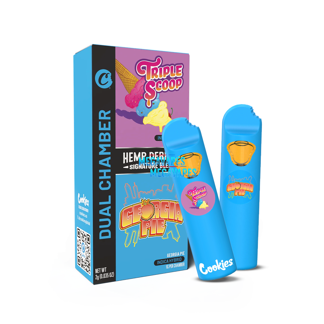 Triple Scoop & Georgia Pie - Mega Vapes Australia Al Fakher Pro Max 12K Battery - Starting From $4.49