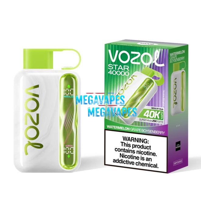 Vozol Star 40K Prefilled Vape Kit - Mega Vapes Australia Al Fakher Pro Max 12K Battery - Starting From $4.49
