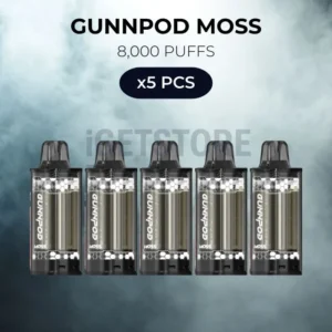 5 PCS – Gunnpod Moss 8000 Puffs