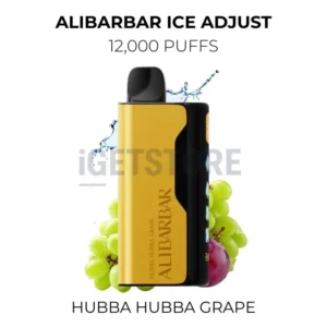 Alibarbar Ice Adjust 12000 Puffs – Hubba Hubba Grape