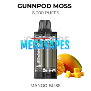 GunnPod Moss 8000 Puffs – Mango Bliss
