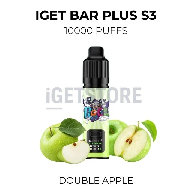 iget-bar-plus-s3-10000-puffs-double-applewebp - Mega Vapes Australia