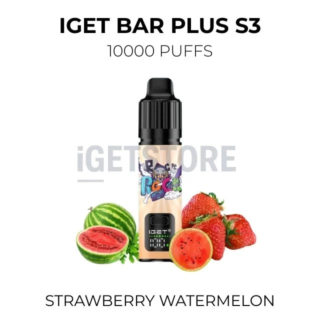 iget-bar-plus-s3-10000-puffs-strawberry-watermelonwebp - Mega Vapes Australia