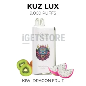 KUZ LUX 9000 Puffs – Kiwi Dragon Fruit