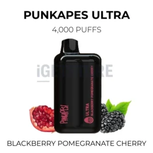 Punkapes Ultra 4000 Puffs – Blackberry Pomegranate Cherry